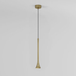 Светильник подвесной светодиодный Hall 5W 4000K латунь 50314 LED