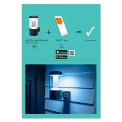 Светильник светодиодный настенный с управлением по BlueTooth 12W/RGBW/2000-6500K | MODERN LANTERN WALL | - LEDVANCE SMART+