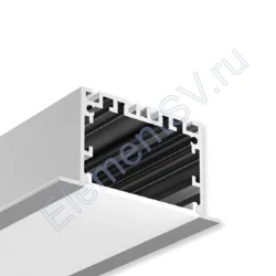 Алюминиевый профиль врезной CX-A045-R 270 (2500x65/50x35мм с рассеивателем)