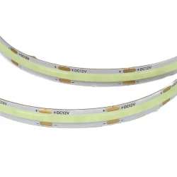 Светодиодная лента COB, 320 chip/m, ice blue, 12V, 10W/m, P8, IP20, A243