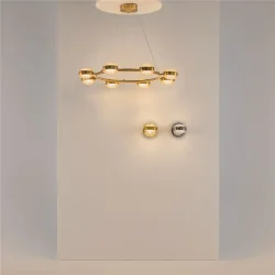 Подвесной светильник Mind 3000К 60Вт (Латунь)