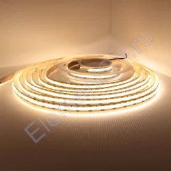 Светодиодная лента LUX class, COB, 480 led/m, warm white, 12V, IP20 A224