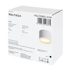 Потолочный светильник VGL7238DL-01W - GX53x1 (Белый) VGL7238DL-01W
